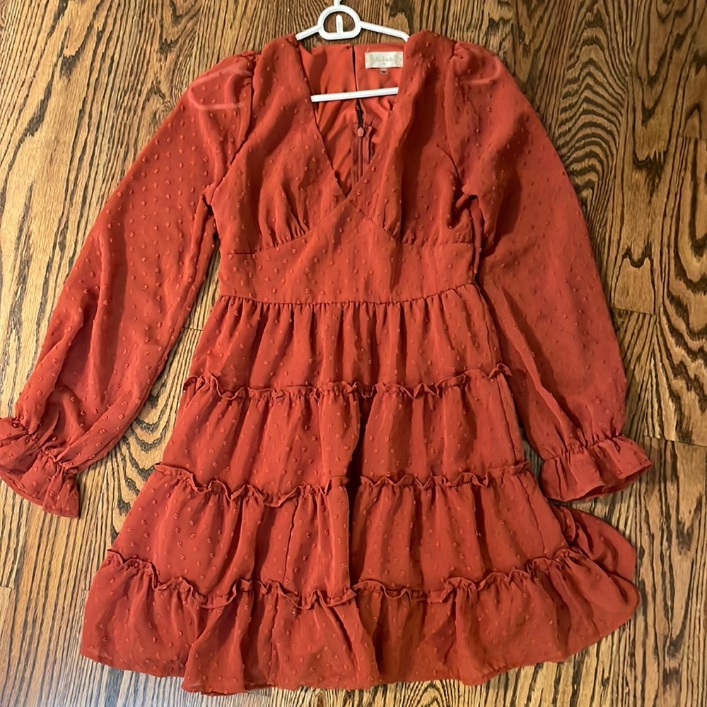 Altar'd State Orange dress, size medium